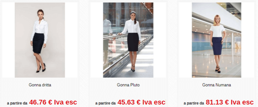 Divisa personalizzata - gonna