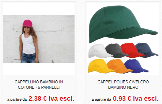 cappello bambina