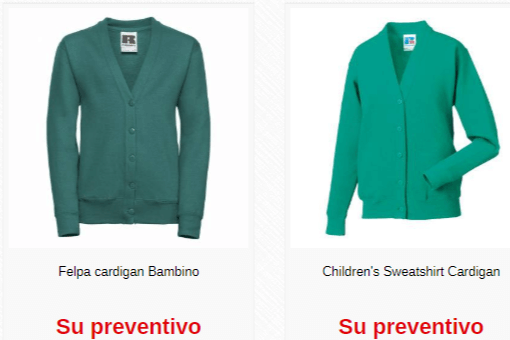 cardigan bambino